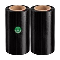 Stretch Film Negro 9 Pulgadas - 02 Rollos - 1.10 Kg. x Rollo