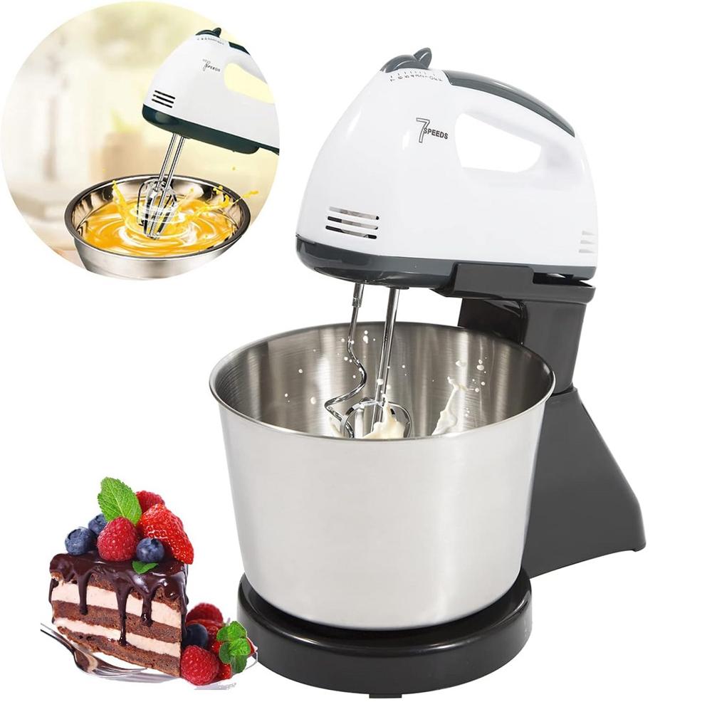 Batidora Electrica de Pedestal 7 Velocidades con Base y Tazon