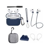 Kit 8 en 1 de Accesorios para AirPods Pro 3  AZUL