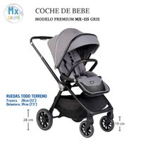 Coche para bebé MX-115 Todo terreno Premium gris