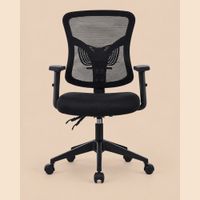 Silla de Escritorio Ejecutiva Reclinable Ventitas Home Negro