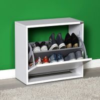 Zapatera Moderno Travis Blanco R&R Muebles