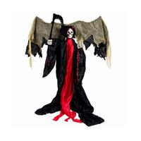 HALLOWEEN - Vampiro Colgante de Poliéster con Alas y Luz LED Halloween  – 110 cm