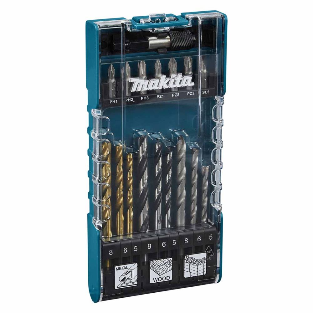 Juego de brocas y tornillos 17 piezas D-74887 Makita