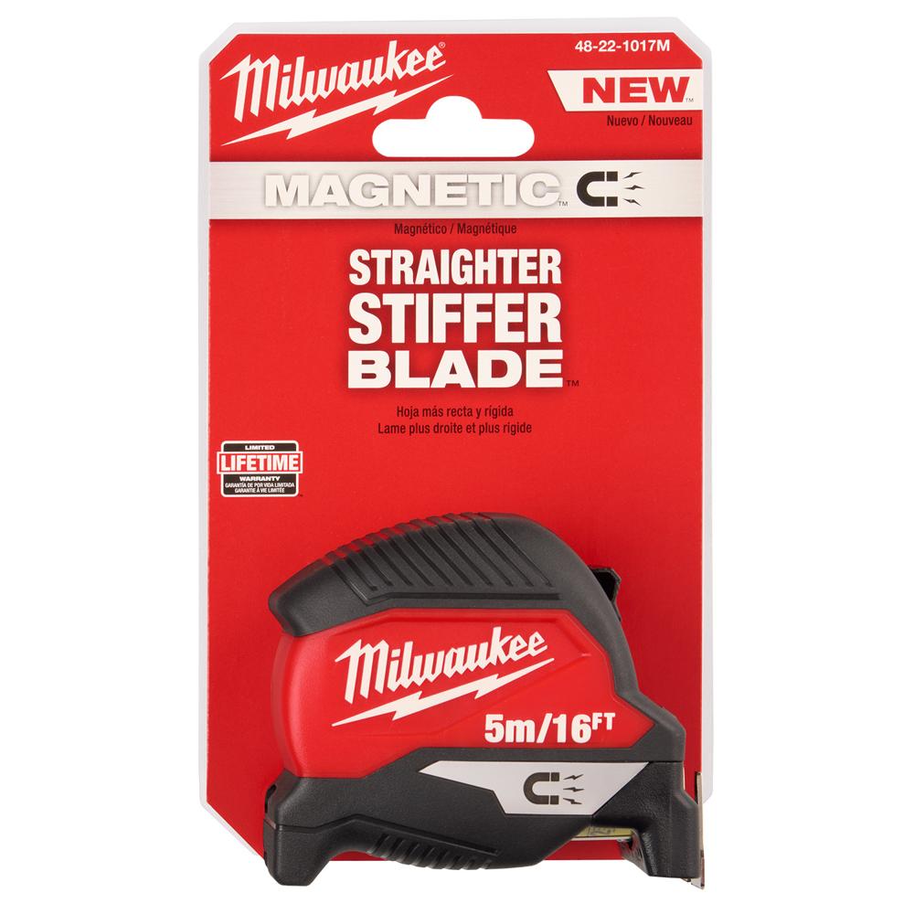 Wincha Métrica 5 metros magnetica Milwaukee 48-22-1017M
