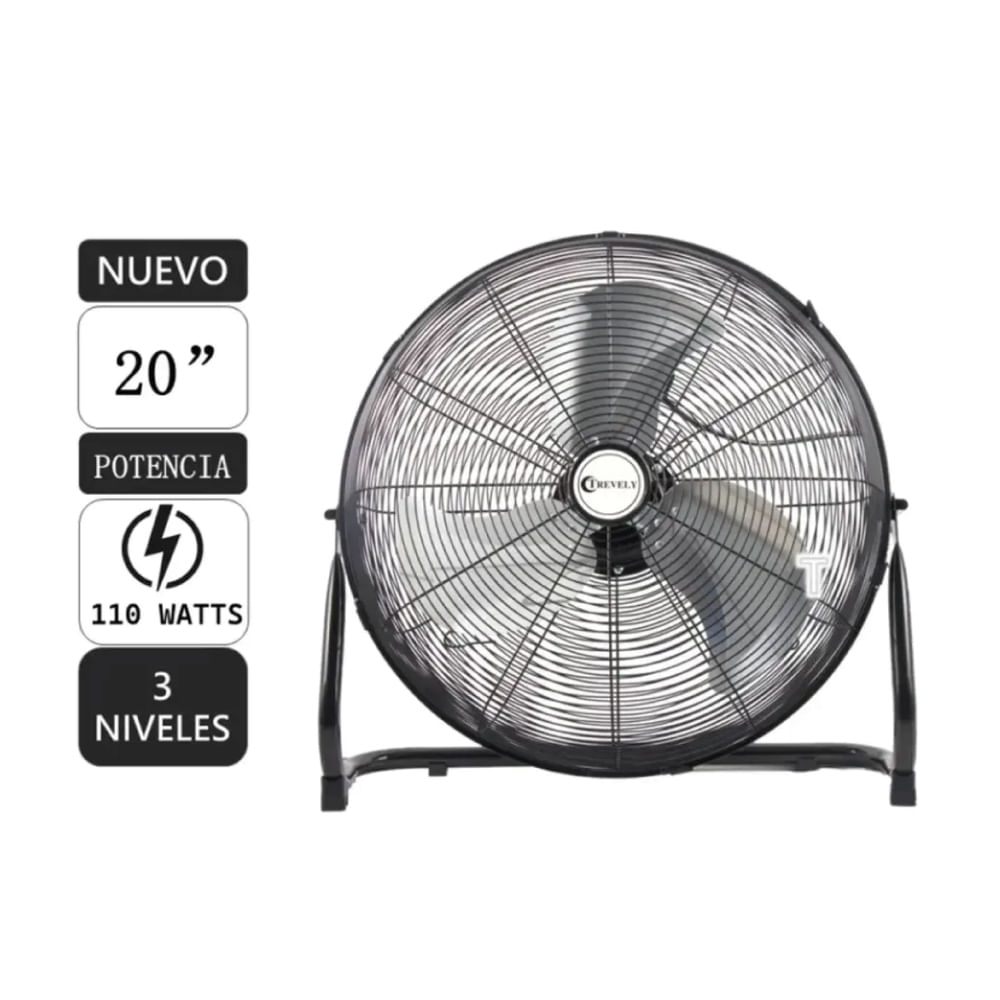Ventilador de Piso y Pared Trevely VT-20-A 20 110w