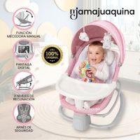 Mecedora Eléctrica para Bebés AMBER 4 en 1 Edición Limitada Pink