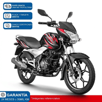 Moto Bajaj Discover 125 ST Negro Rojo