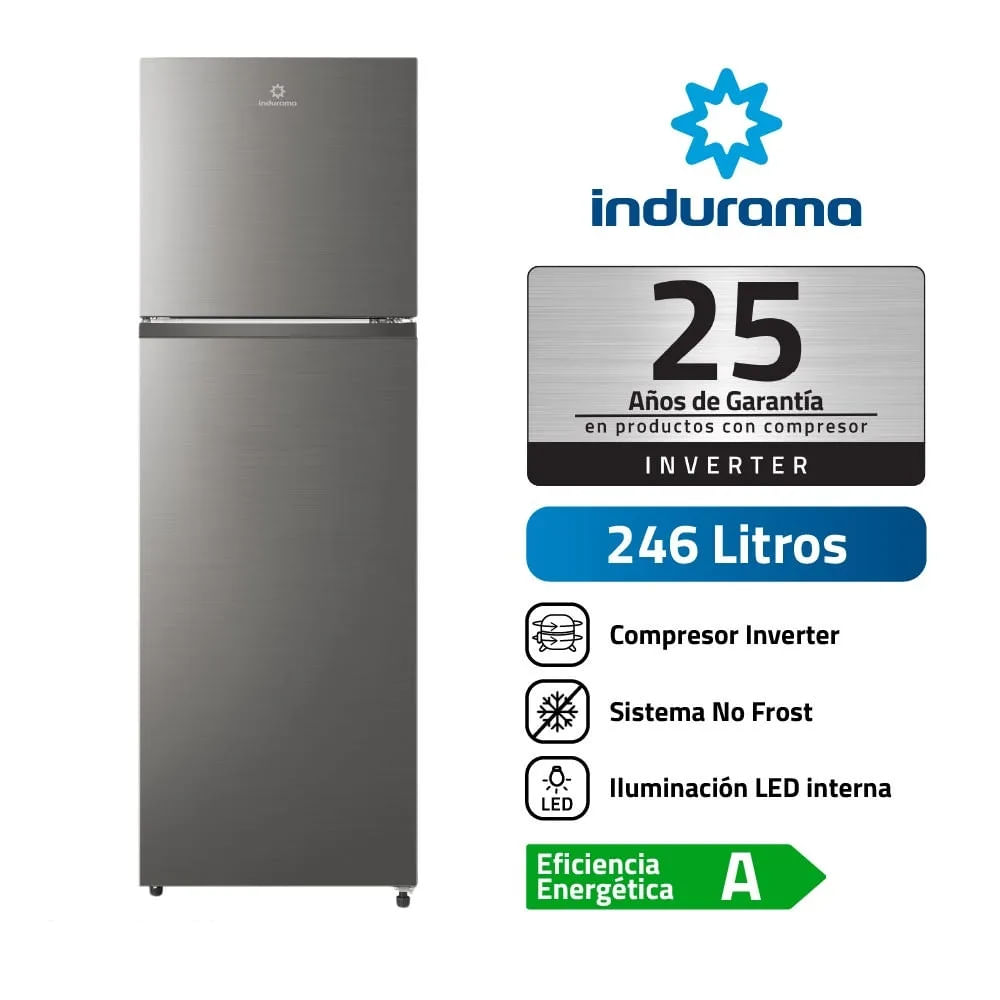 REFRIGERADORA INDURAMA CROMA 246LT RI-389I