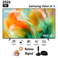Televisor Samsung 75'' Mini LED M80H Vision AI Smart TV 2026 y Antena Digital