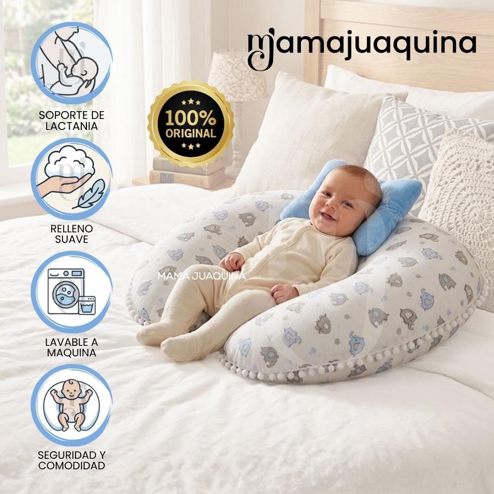 Cojín Multifuncional Para Bebé DOLCE DREAM Colección Exclusiva Sky Blue