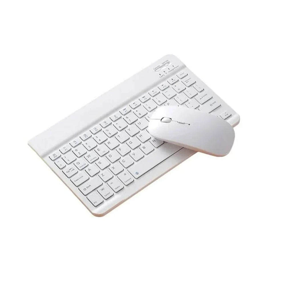 TECLADO Y  MOUSE INALAMBRICO BLUETOOTH A2000  BLANCO