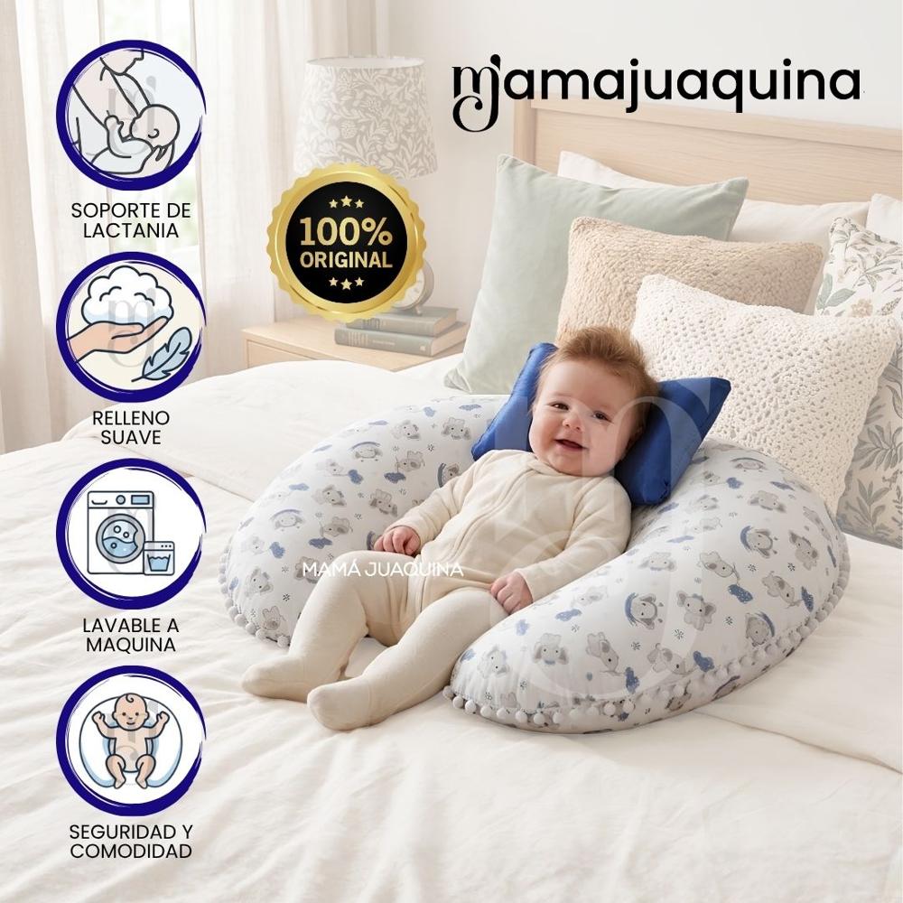 Cojín Multifuncional Para Bebé DOLCE DREAM Colección Exclusiva  Dark Blue
