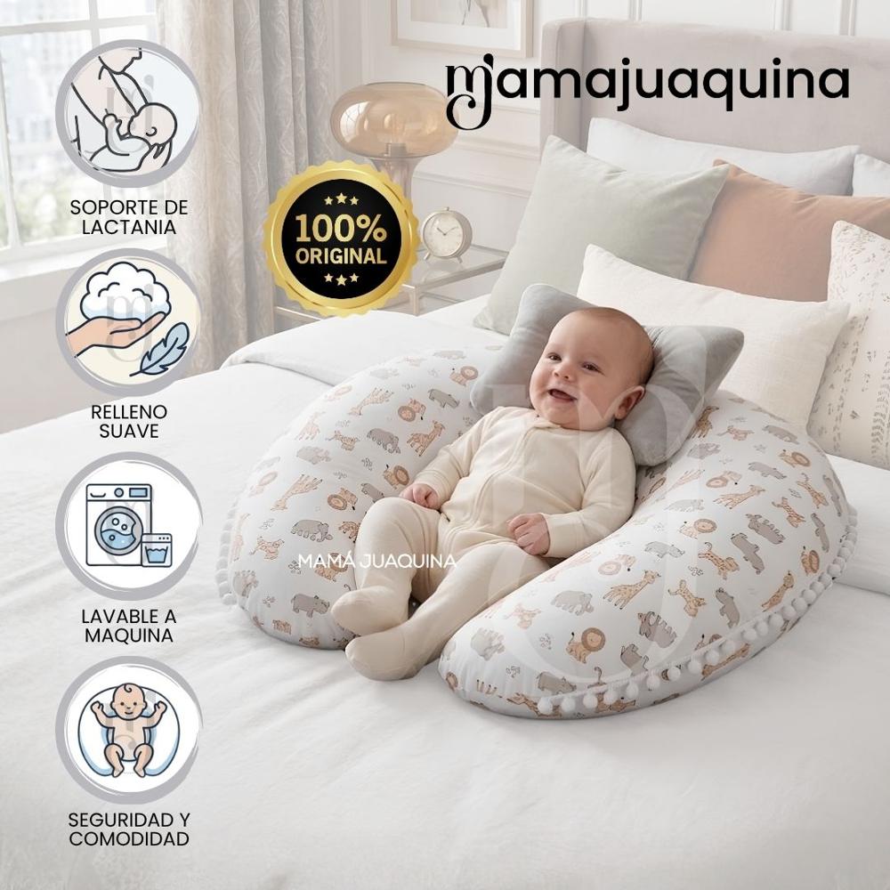 Cojín Multifuncional Para Bebé DOLCE DREAM Colección Exclusiva Gray