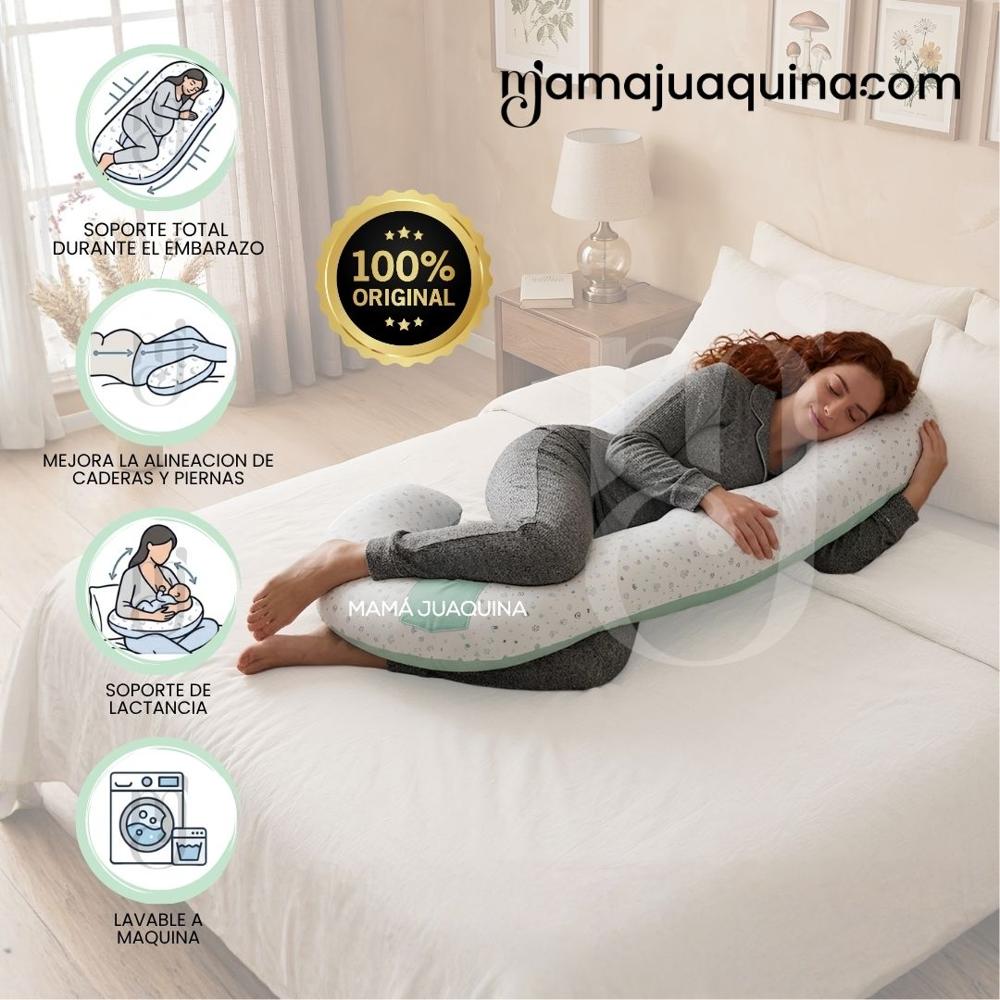 Cojín Multifuncional Para Lactancia MOM Colección Exclusiva Green