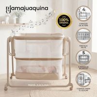 Cuna Colecho Mecedora ZENITH  Colección Exclusiva Beige