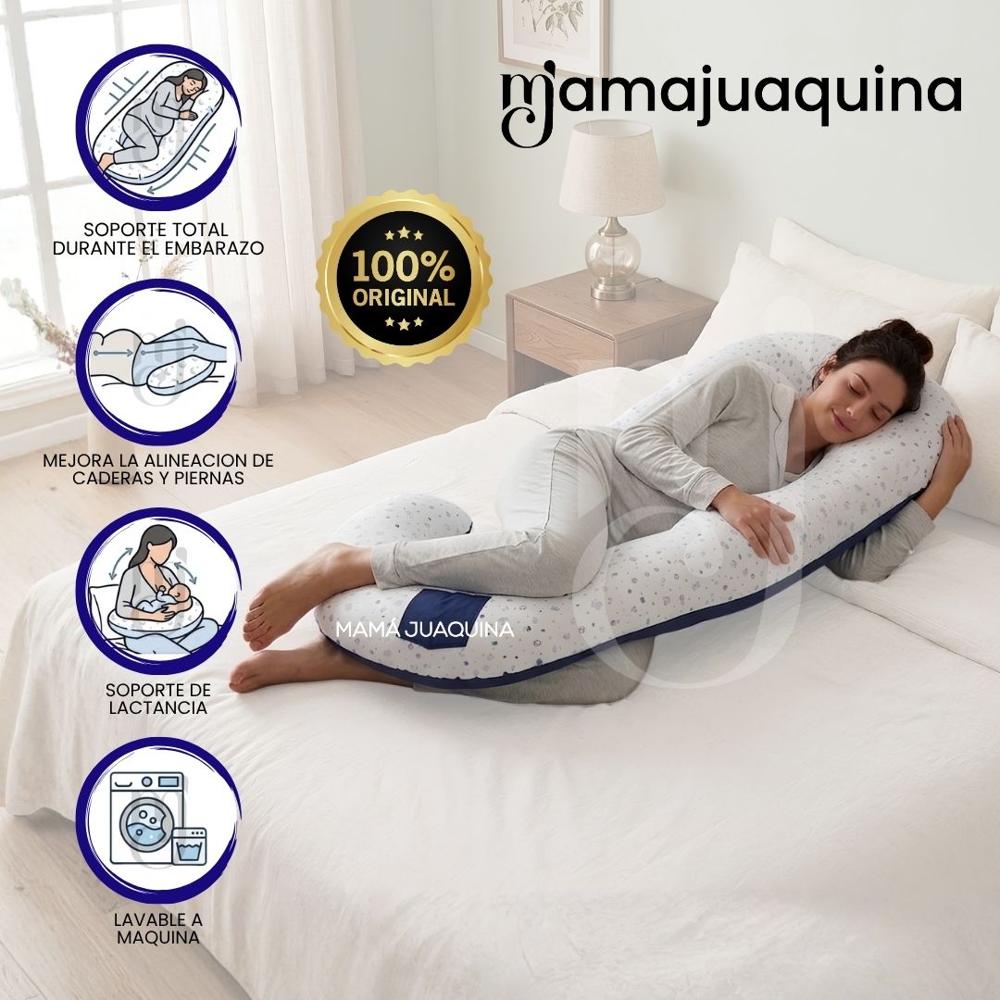 Cojín Multifuncional Para Lactancia MOM Colección Exclusiva Blue