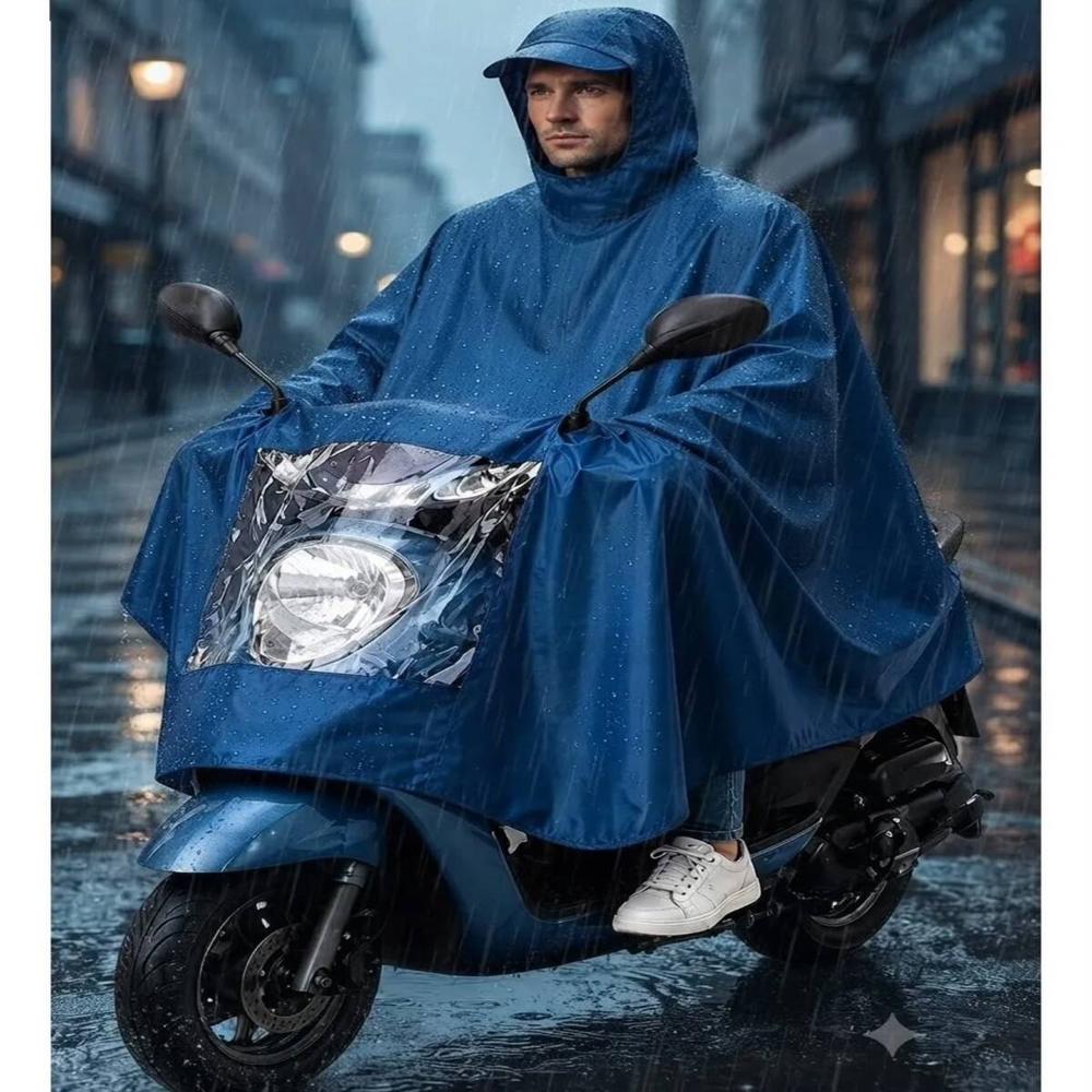 Poncho Impermeable para bicicleta- motociclista - Pvc