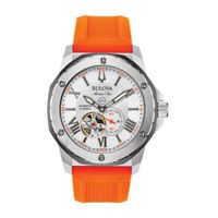RELOJ BULOVA MARINE STAR AUTOMATICO NARANJA