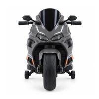 Moto Electrica para Niños Grandes KQTV8 Negro con Luces