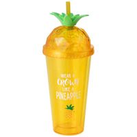 Vaso DECO HOME Piña C/Sorbete