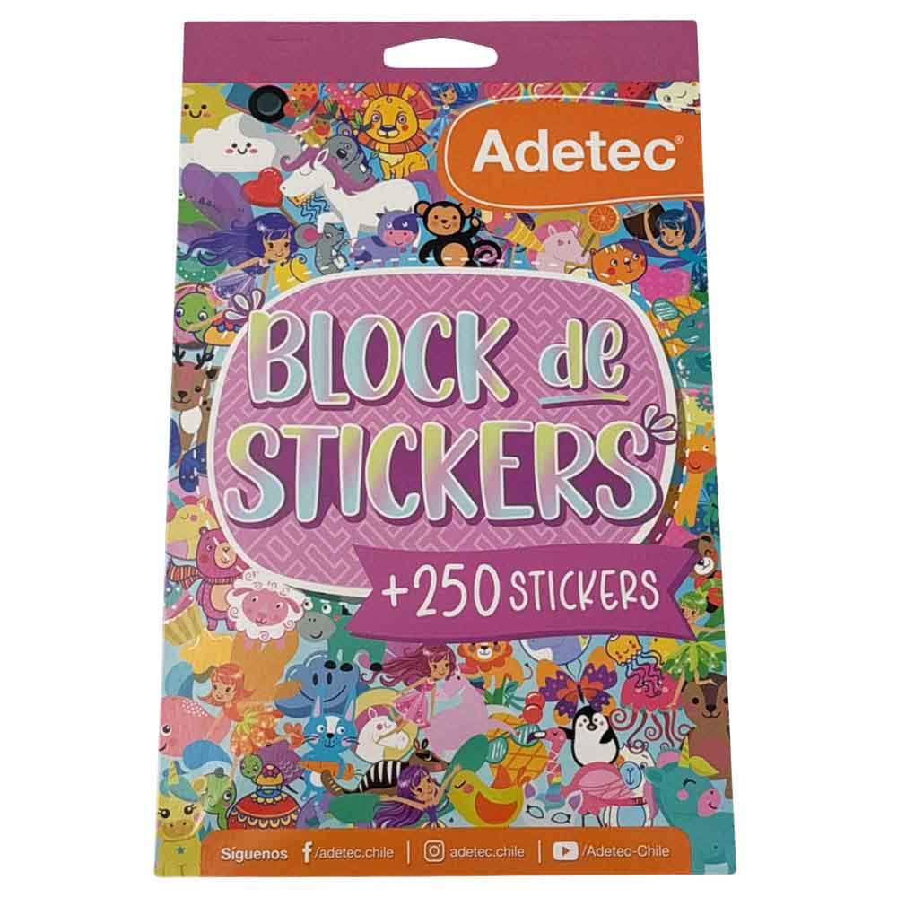 Block de Stickers ADETEC Niña