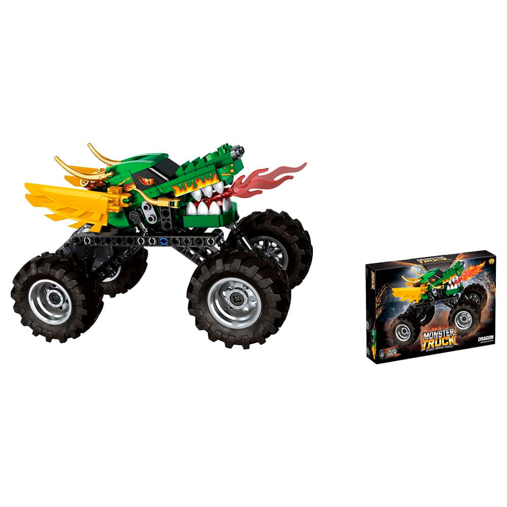 Monster Truck BRIGHT Bloques Verde