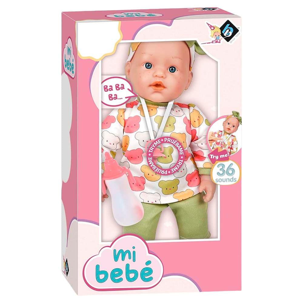 Muñeca con Tete y 36 Sonidos LOKO TOYS 1un