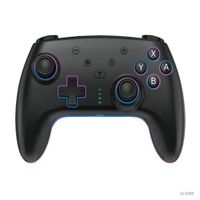 JOYSTICK INALAMBRICO CON LUZ RGB COMP. SWITCH SEISA NEGRO - MOD SJ-935B