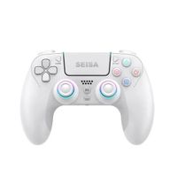 Control Inalámbrico BT para Celular y Videojuegos SEISA PS4 BLANCO - MOD SJ-4012B