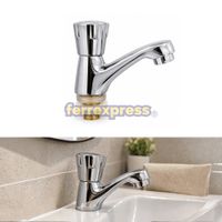 Grifo para baño cromado pomo manija Trinidad Apache