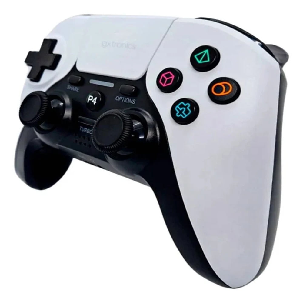 Control Inalámbrico BT para Celular y Videojuegos SEISA PS4 BLANCO - MOD SJ-4011B