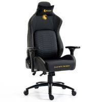 Silla Gamer Dreizt Titan Series Golden Dark Premium Almohadilla Inteligente Reclinable
