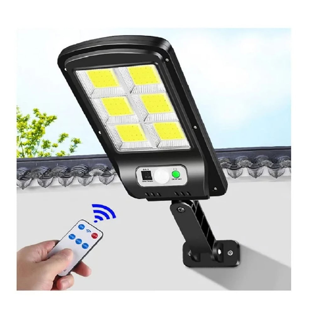 Reflector Linterna recargable Con Panel Solar Exterior - MOD KQ-D08