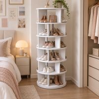 Zapatera Giratoria Ventitas Home Blanco