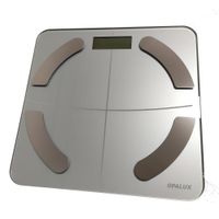 Balanza Inteligente Con Bluetooth Opalux - App Alfit Plateado