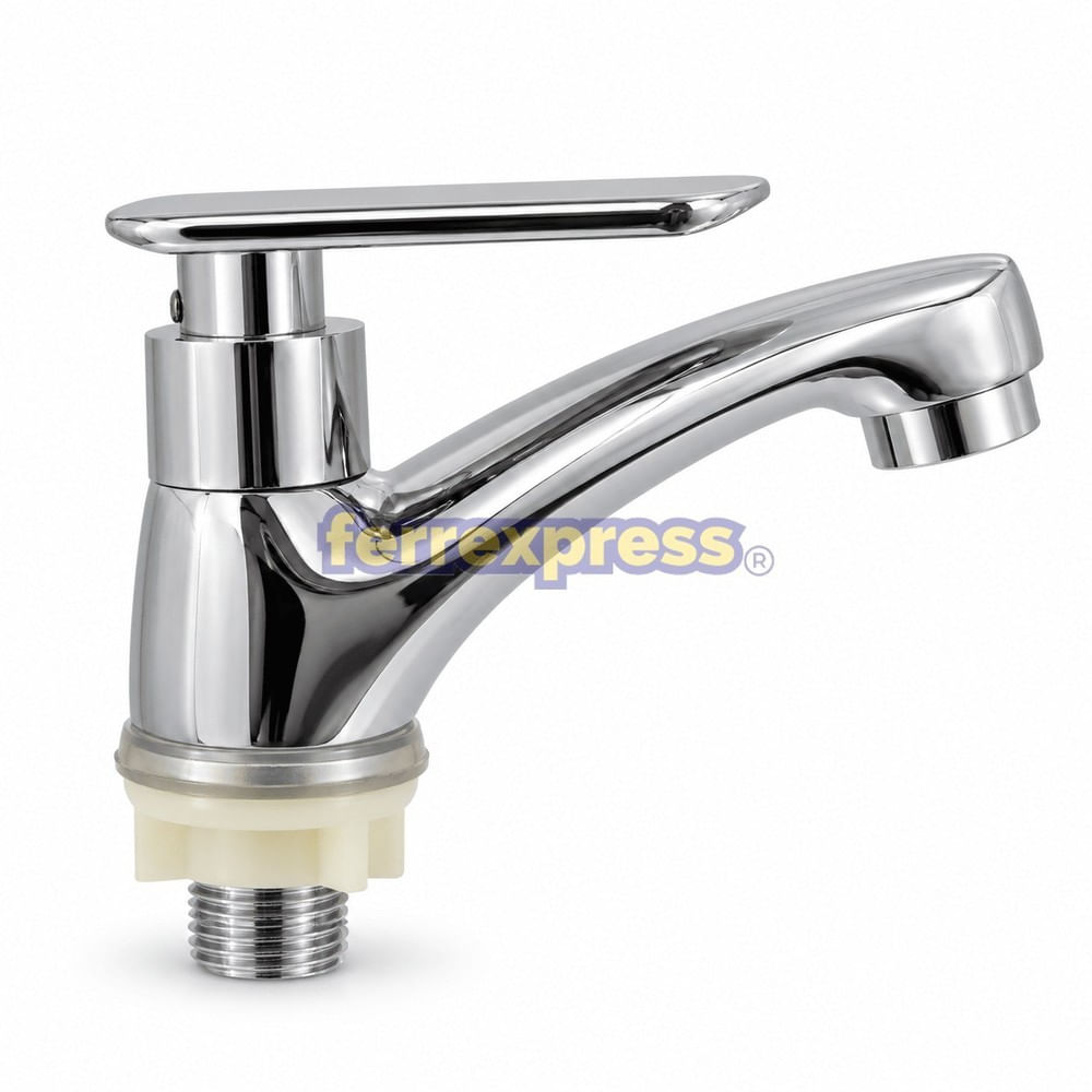 Grifo para baño cromado pomo manija Monaco Apache