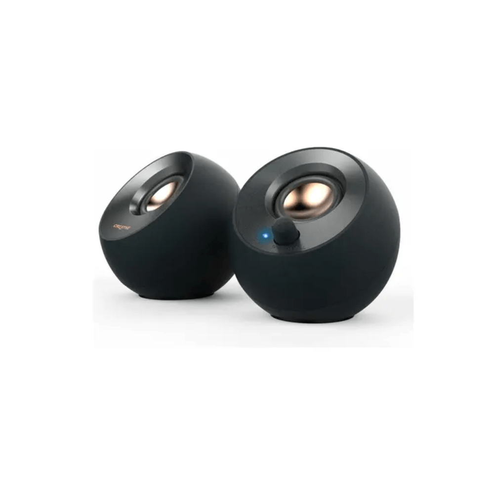 Parlante Creative Pebble V2 2.0 8W 16W 3.5MM USB-C-Power Black