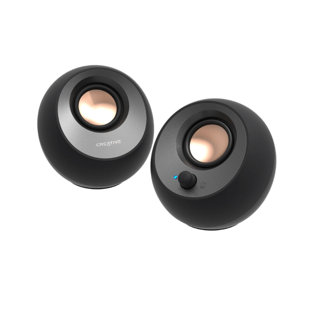 Parlante Creative Pebble V3 2.0 8w 16w BT 3.5mm Usb-c-Power Audio