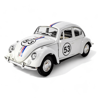 Volkswagen Escarabajo Blanco Herbie  Luces y Sonido 1-30