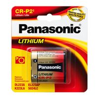 Batería de Litio 6V CR-P2 223A para Cámaras Fotográficas y Equipos Compatibles