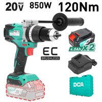TALADRO PERCUTOR 20V BRUSHLESS 13MM 120N.M 24-2 B 2X4.0AH MALETIN