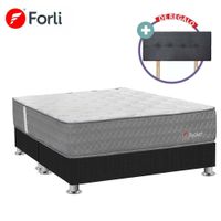 Cama Box Tarima FORLI Pocket Queen + Cabecera Alicia