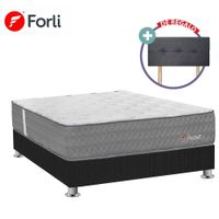 Cama Box tarima FORLI Pocket 2 Plazas + Cabecera Alicia