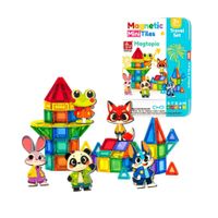 Juguete Didáctico Set de Bloques Magnéticos Multicolor