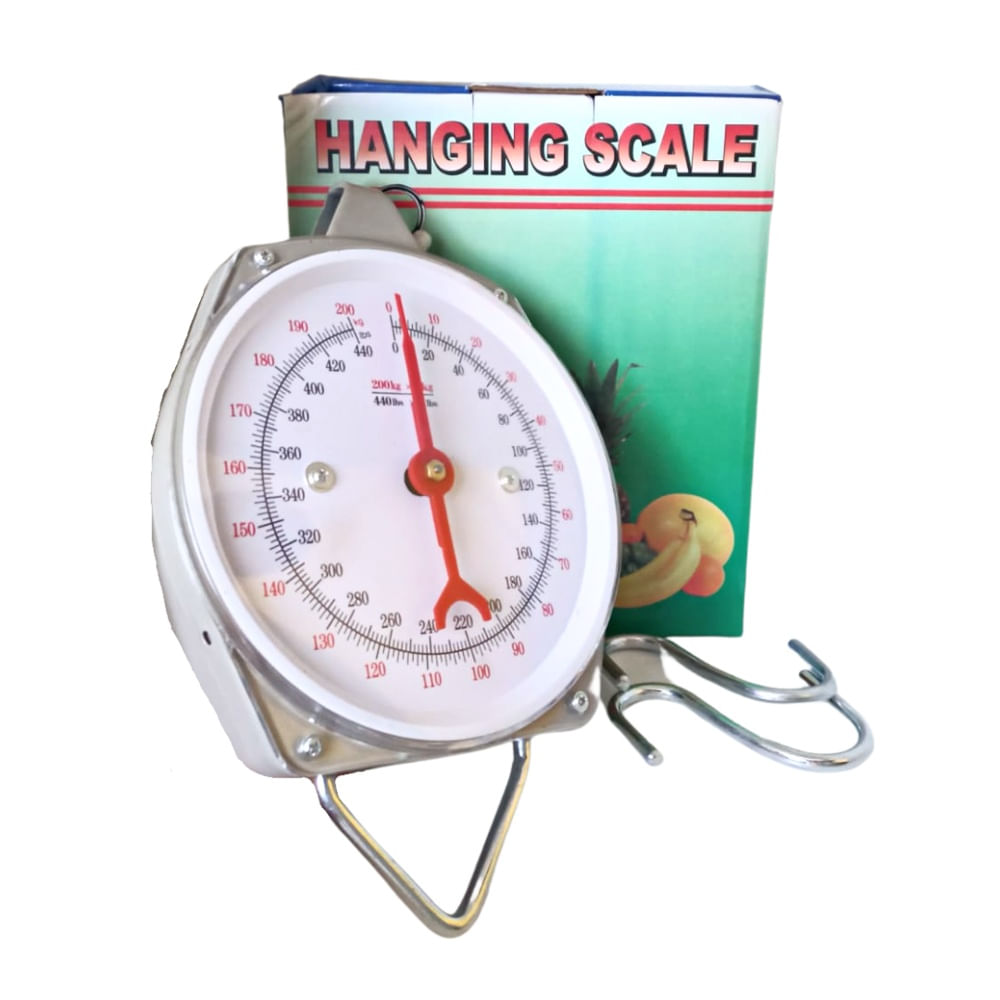 Balanza Analógica Colgante Scale Tipo Reloj 1kg – 200Kg