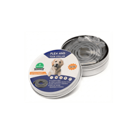 Collar Antipulgas y Antigarrapatas para Perros Protección 8 Meses - Gris