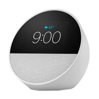 Parlante Inteligente Amazon Echo Spot Pantalla Compacta Alexa Reloj y Alarma Blanco