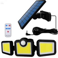 Lampara Solar Led Panel Solar Con Sensor De Movimiento