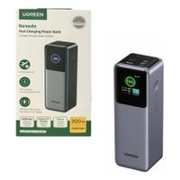 Power Bank UGREEN Nexode 35525 25000mAh 200W PD 3.1 Pantalla TFT Carga Rápida MacBook iPhone